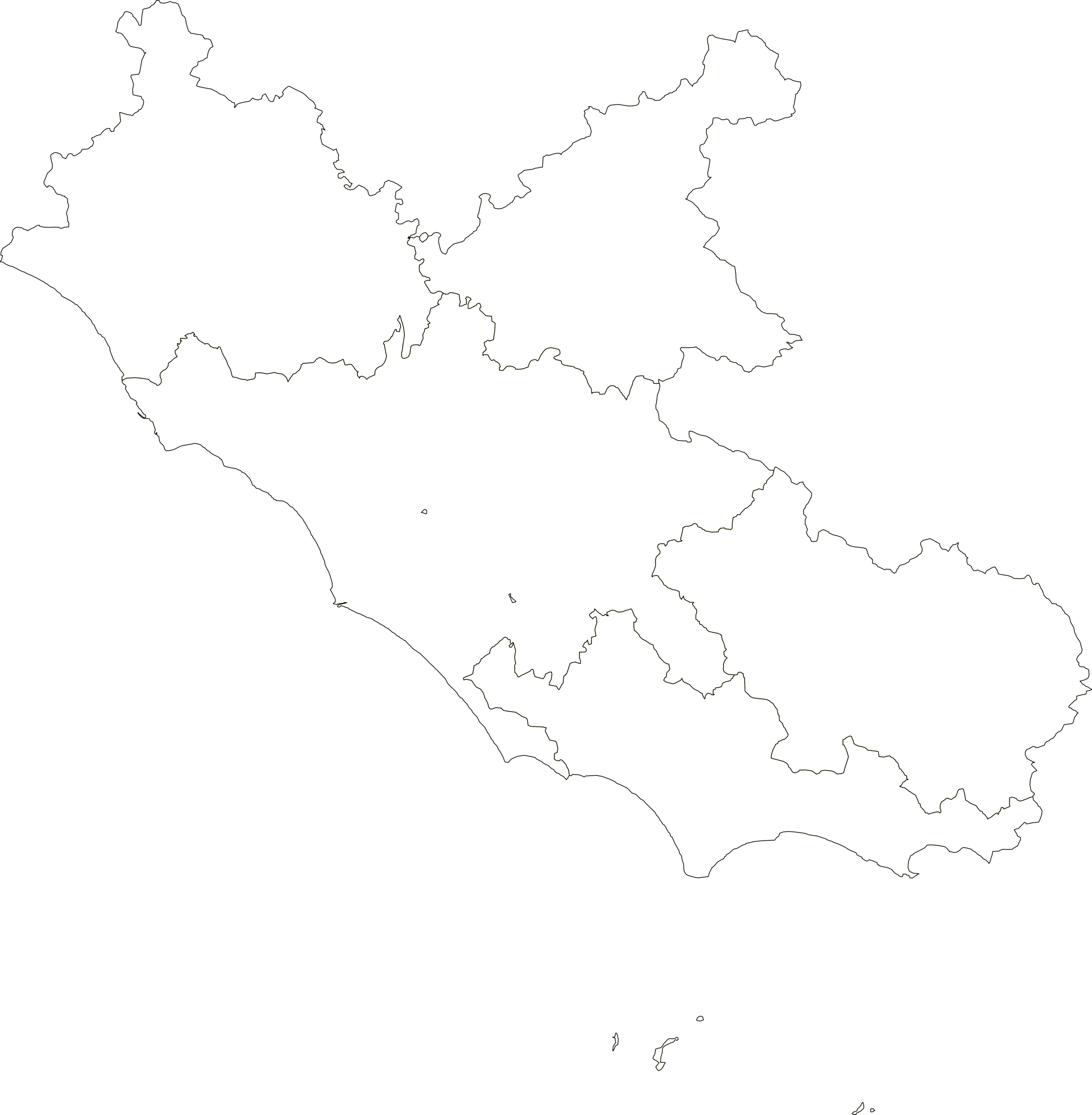 Mappa Lazio
